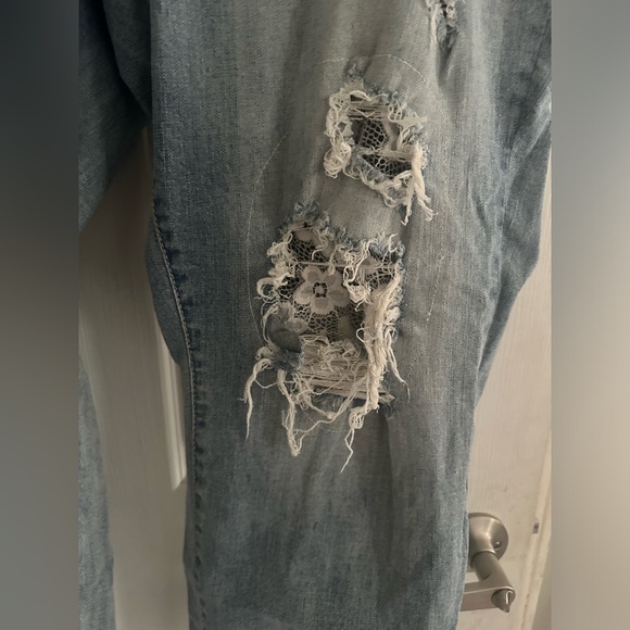 Torrid jeans with lace - Picture 3 of 6